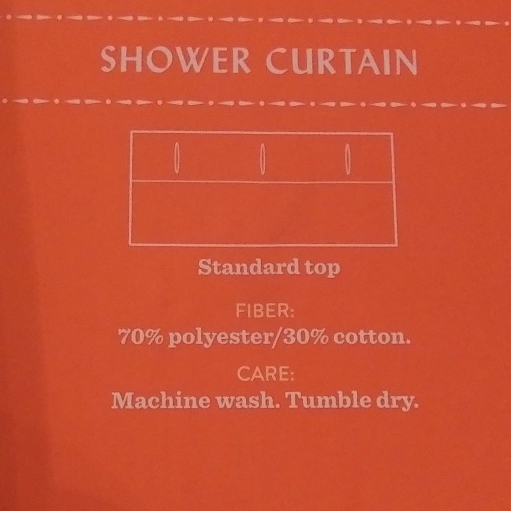 Opalhouse floral fabric shower curtain 72 x 72 New - Picture 6 of 8